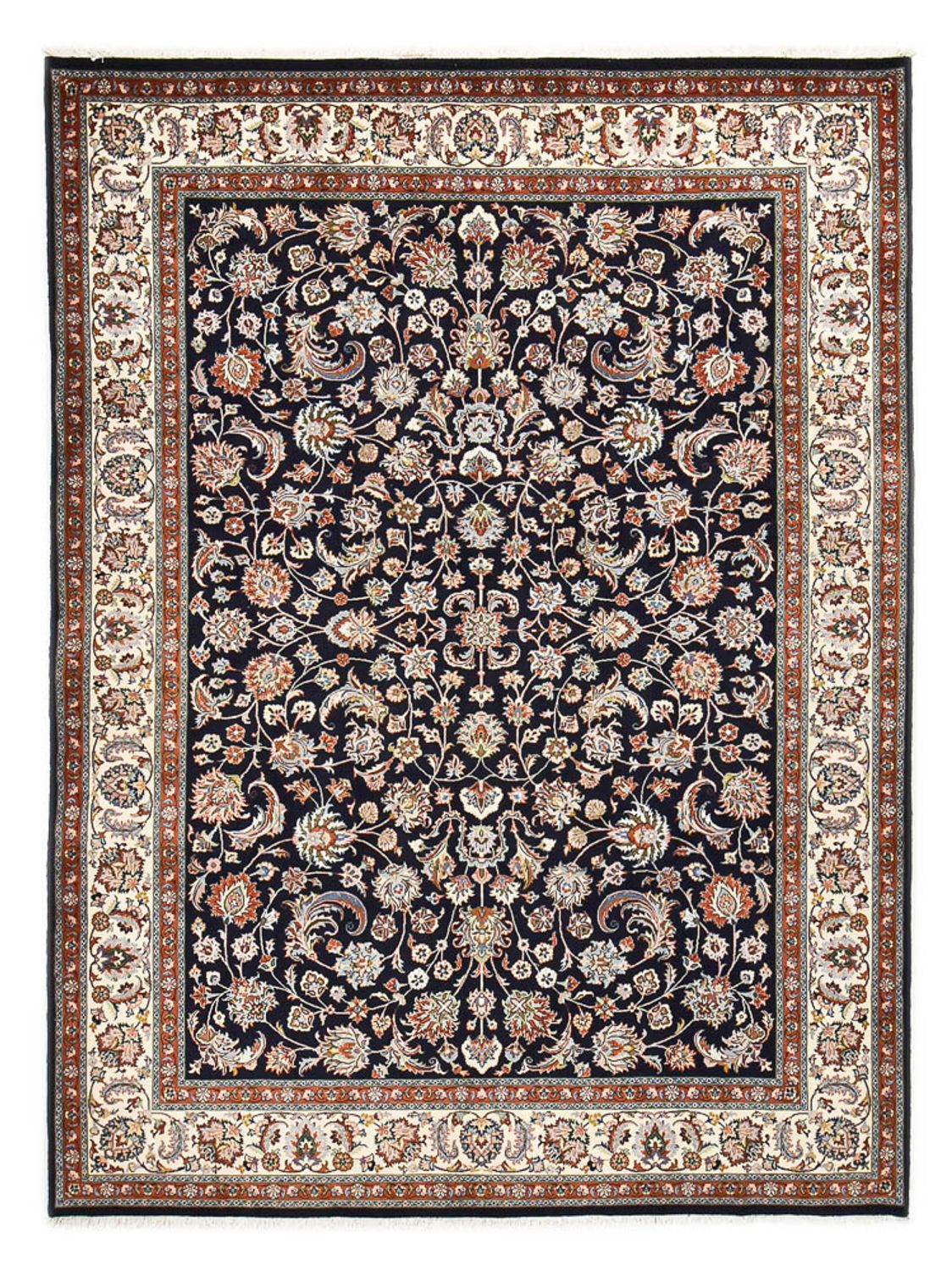 Tapis persan - Classique - Royal - 332 x 249 cm - bleu foncé