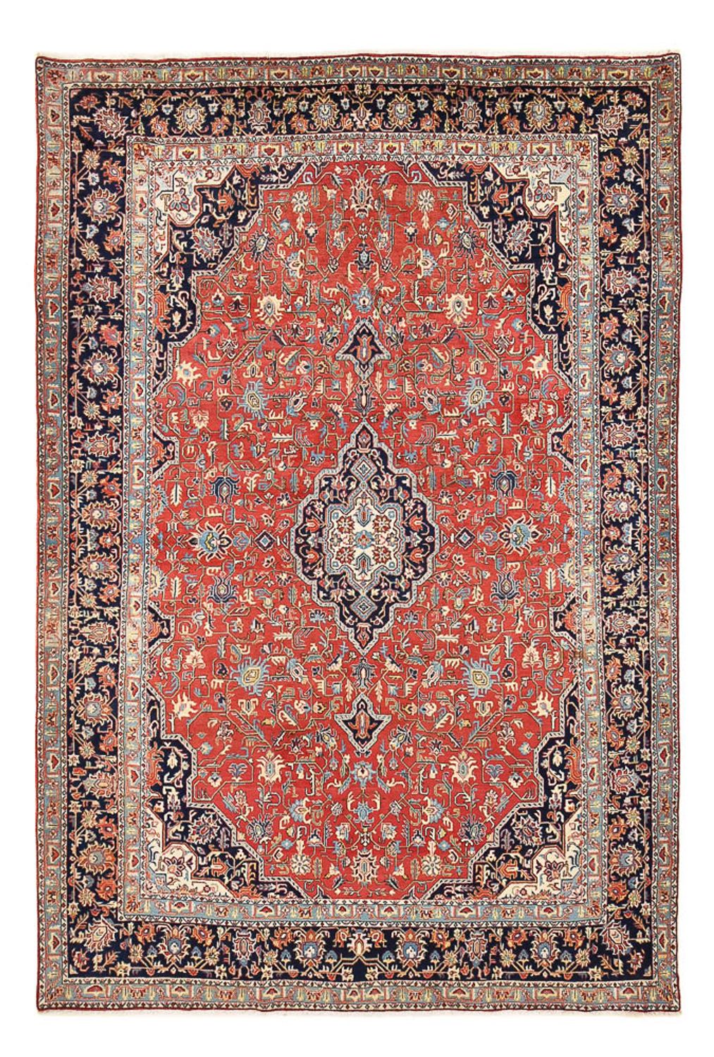 Tapis persan - Tabriz - Royal - 370 x 250 cm - rouge