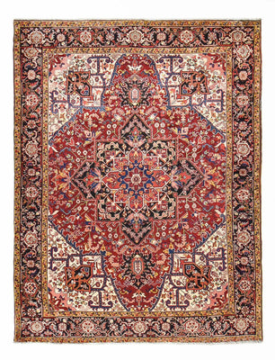 Tapis persan - Nomadic - 335 x 255 cm - rouge bordeaux