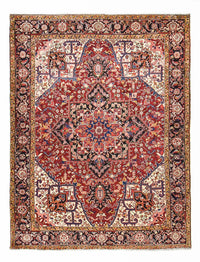 Tapis persan - Nomadic - 335 x 255 cm - rouge bordeaux