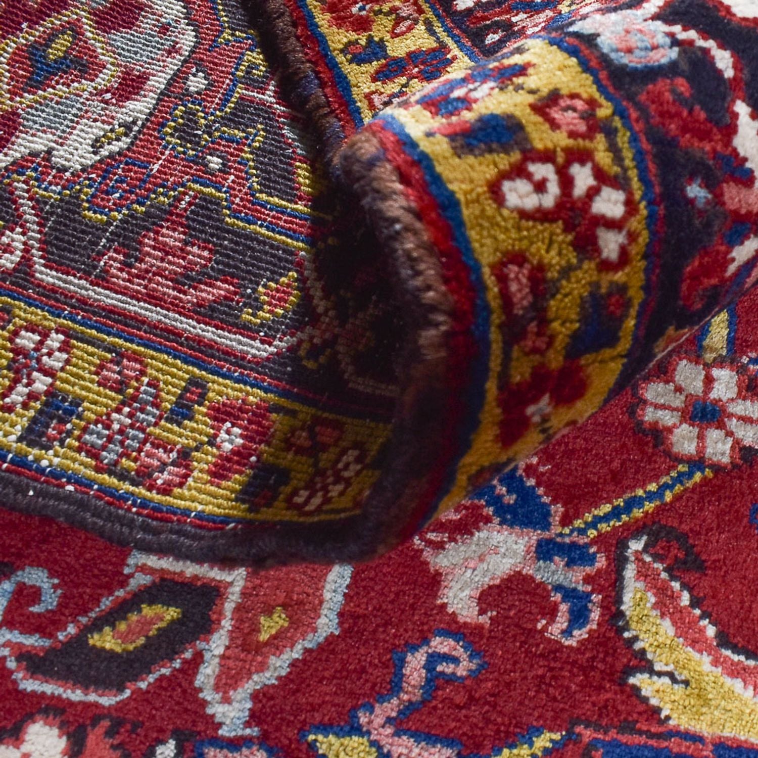 Tapis persan - Nomadic - 335 x 255 cm - rouge bordeaux