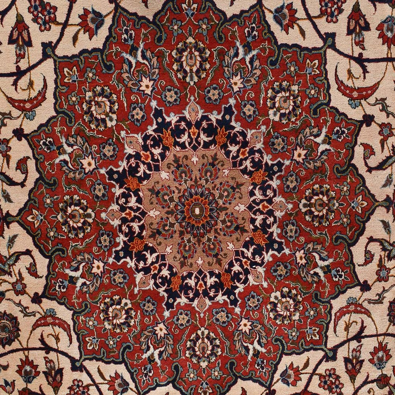 Tapis persan - Isfahan - Premium - 518 x 314 cm - crème