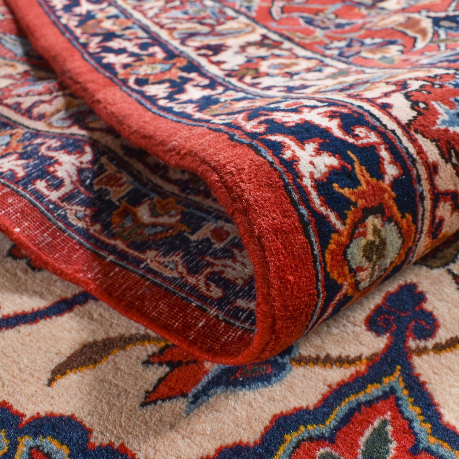 Tapis persan - Isfahan - Premium - 518 x 314 cm - crème
