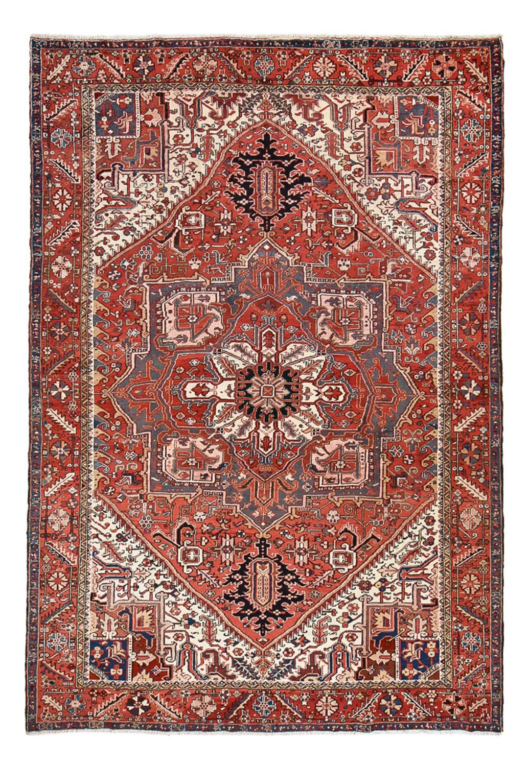 Tapis persan - Nomadic - 387 x 268 cm - rouge