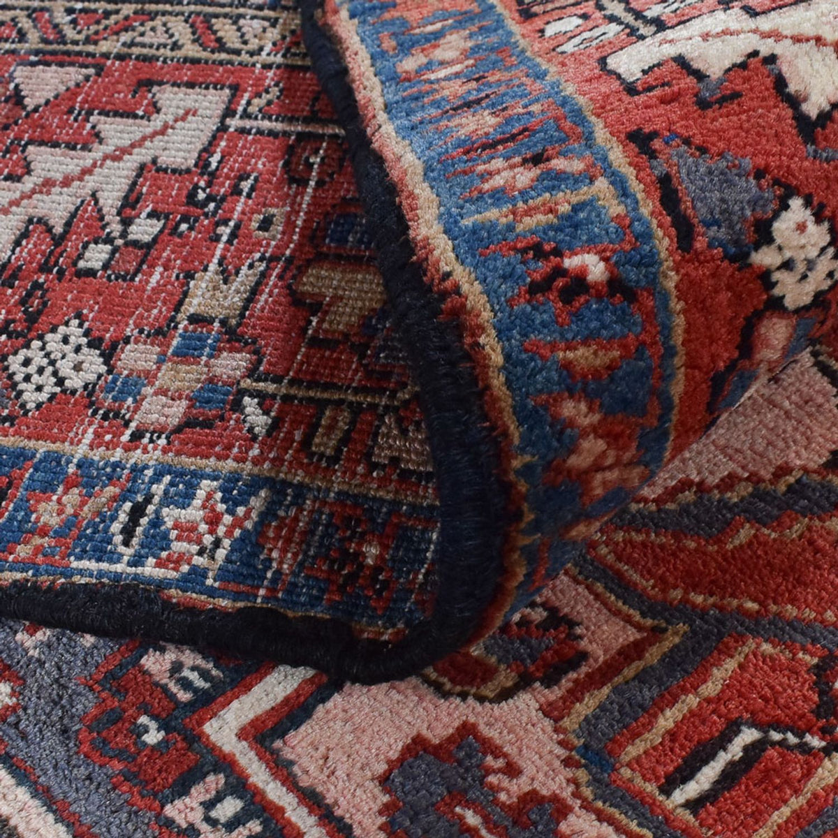 Tapis persan - Nomadic - 387 x 268 cm - rouge