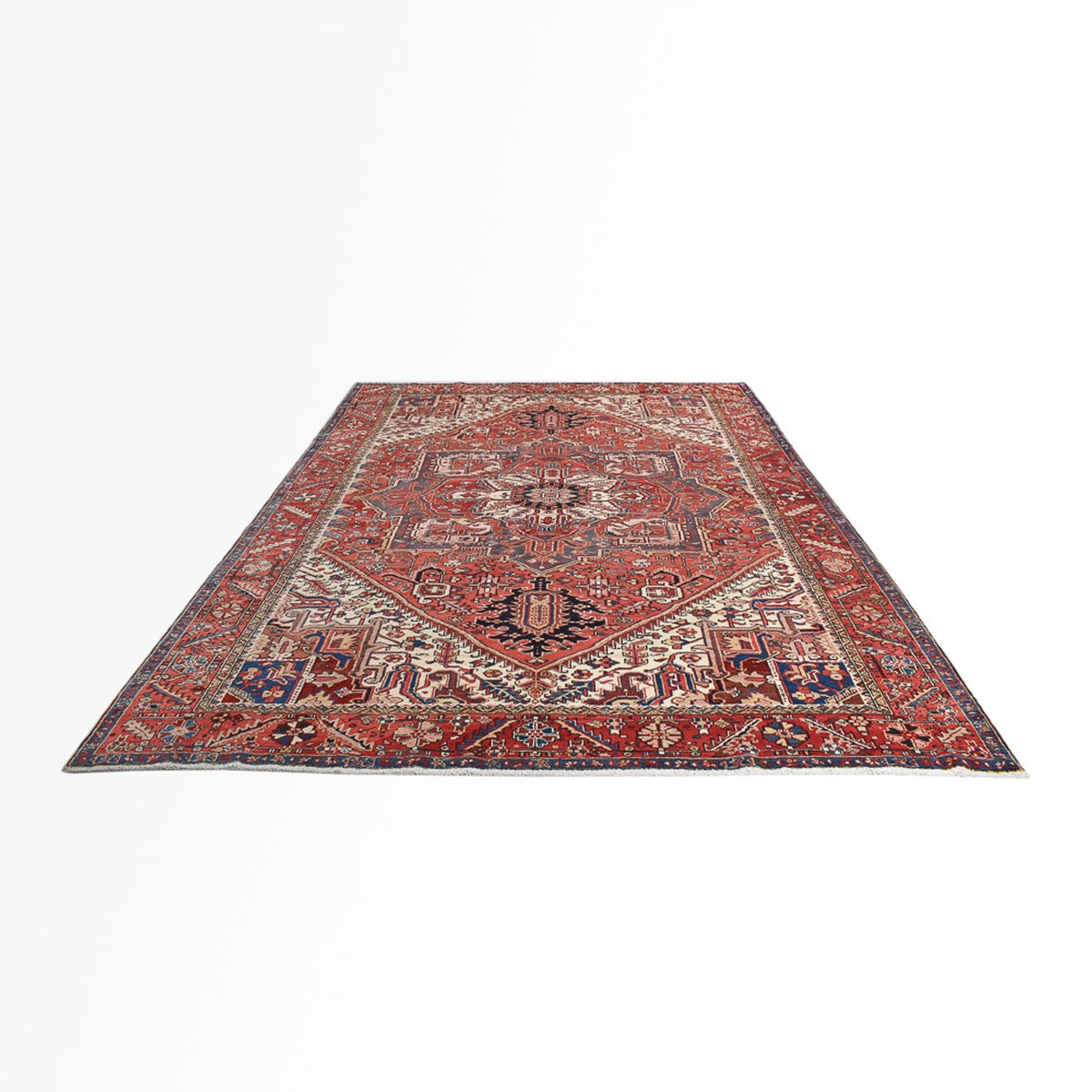 Tapis persan - Nomadic - 387 x 268 cm - rouge