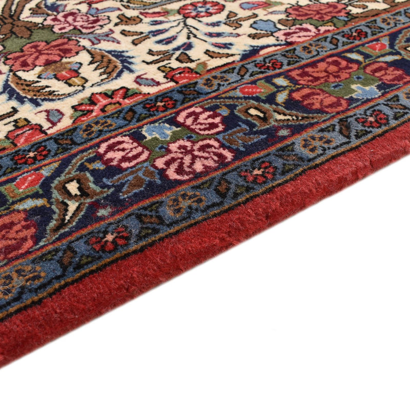 Tapis de couloir Tapis persan - Bidjar - 400 x 92 cm - beige