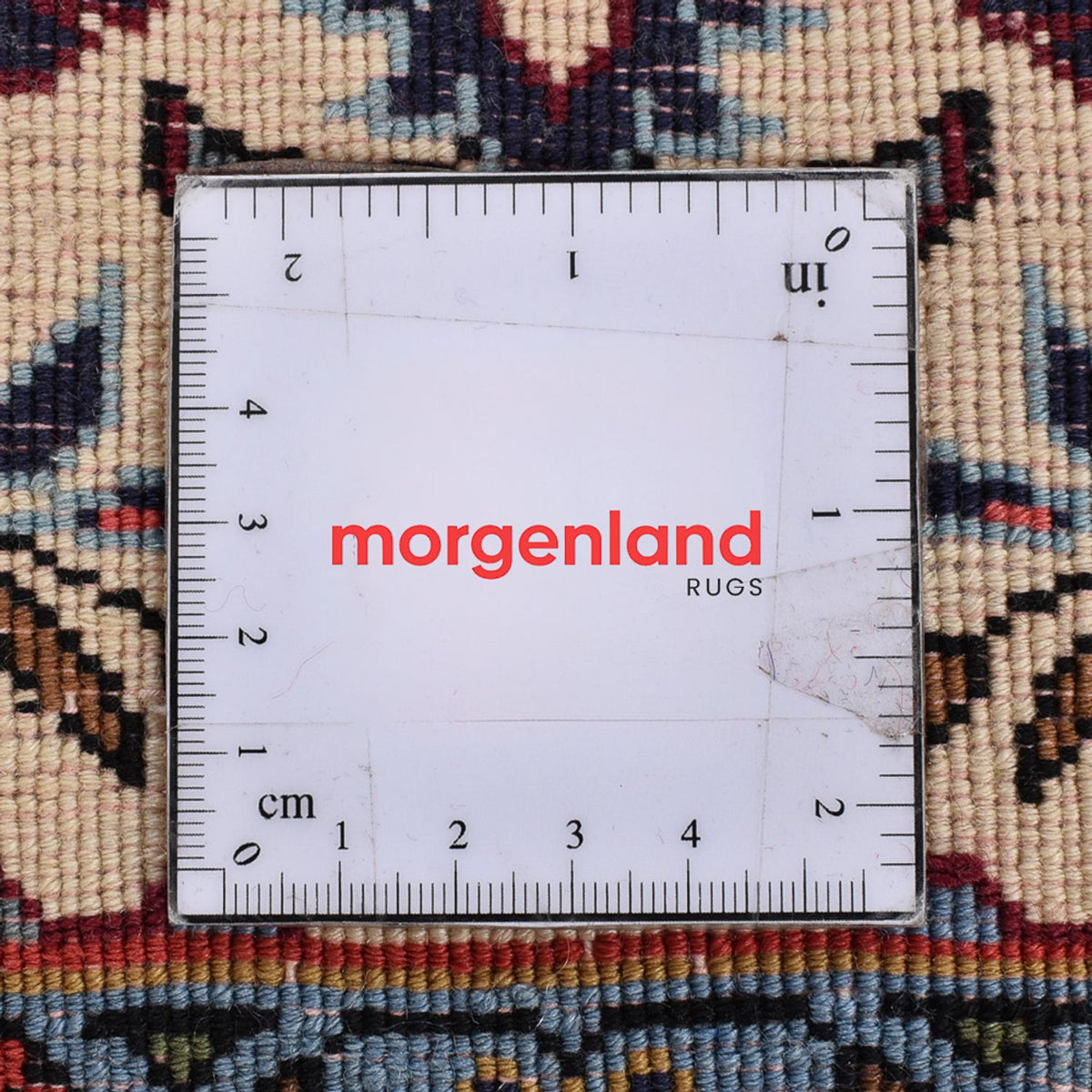 Tapis de couloir Tapis persan - Bidjar - 400 x 92 cm - beige