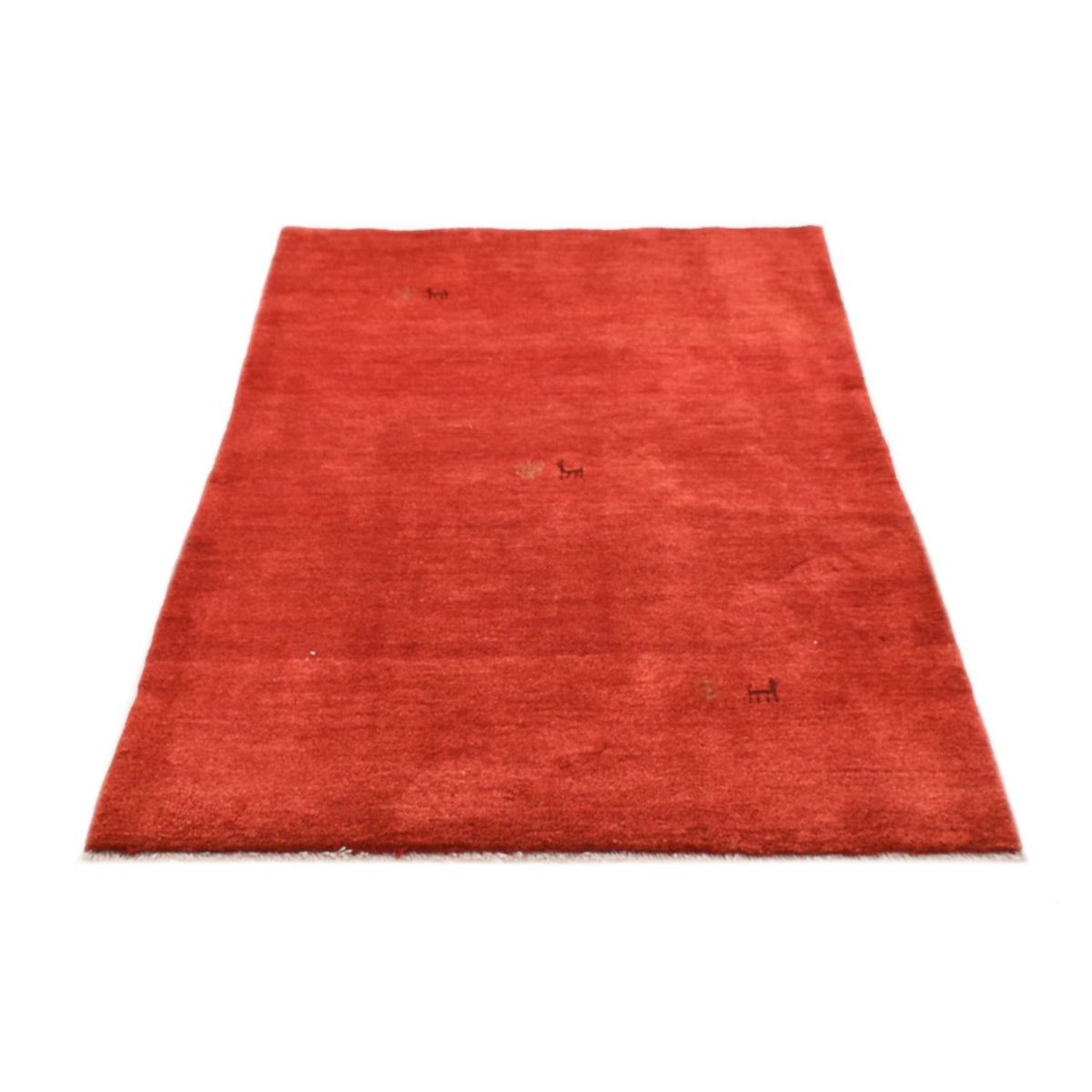 Tapis Gabbeh - Persan - 177 x 126 cm - rouge
