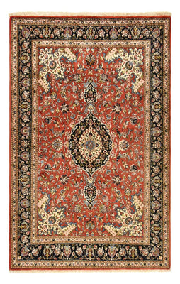 Tapis persan - Ghom - Royal - 220 x 141 cm - rouge