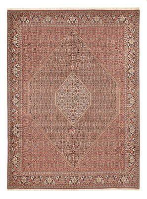Tapis persan - Bidjar - 403 x 301 cm - rouge bordeaux