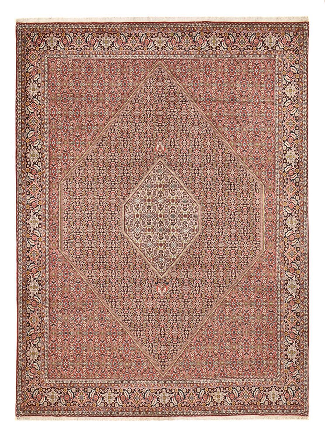 Tapis persan - Bidjar - 403 x 301 cm - rouge bordeaux