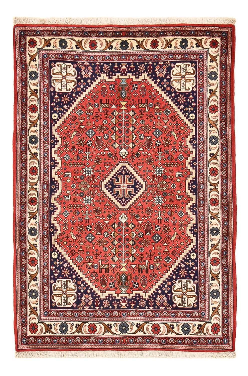 Tapis persan - Nomadic - 160 x 100 cm - rouge