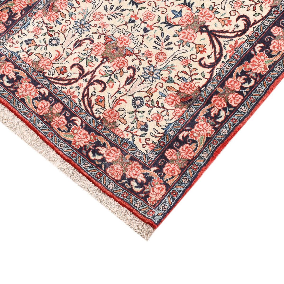 Tapis de couloir Tapis persan - Bidjar - 210 x 78 cm - beige