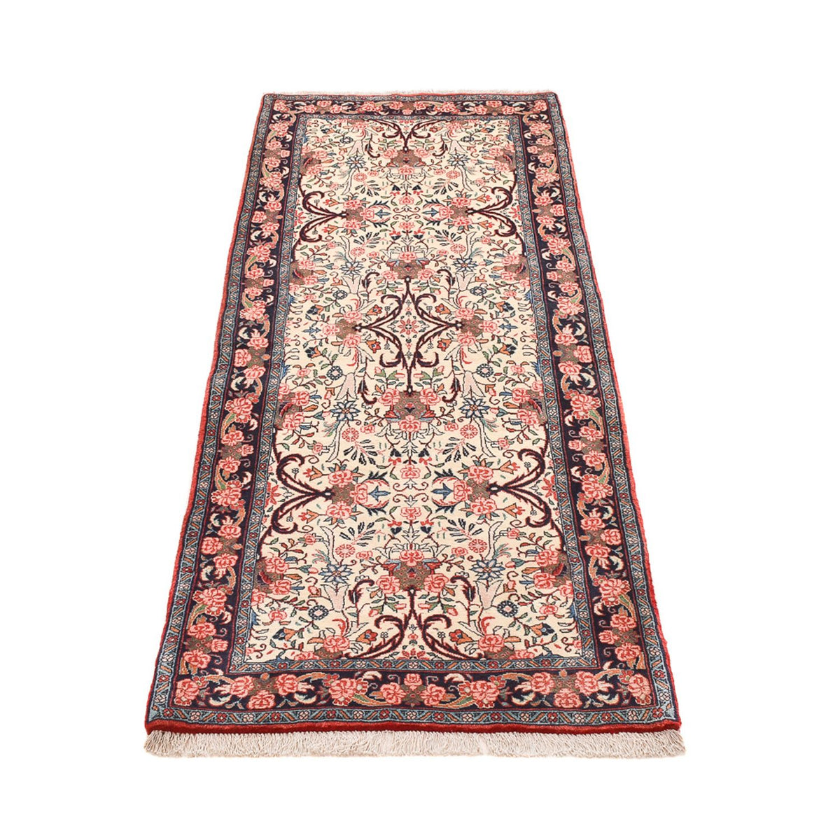 Tapis de couloir Tapis persan - Bidjar - 210 x 78 cm - beige