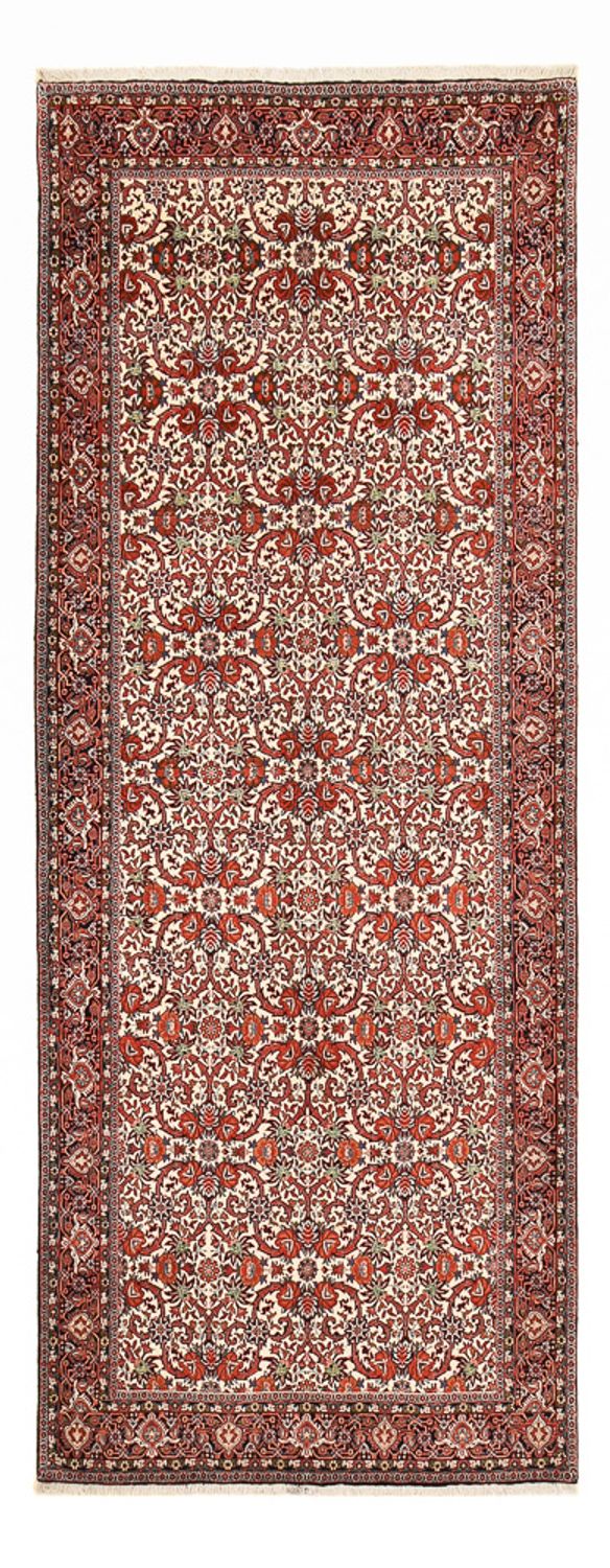 Tapis de couloir Tapis persan - Bidjar - 388 x 157 cm - rouille