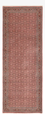 Tapis de couloir Tapis persan - Bidjar - 393 x 152 cm - rouille