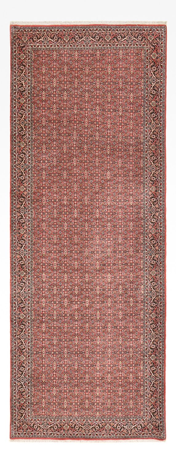 Tapis de couloir Tapis persan - Bidjar - 393 x 152 cm - rouille