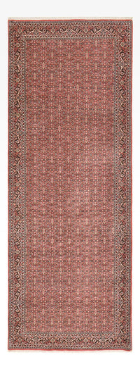 Tapis de couloir Tapis persan - Bidjar - 393 x 152 cm - rouille