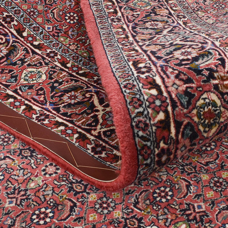 Tapis de couloir Tapis persan - Bidjar - 393 x 152 cm - rouille