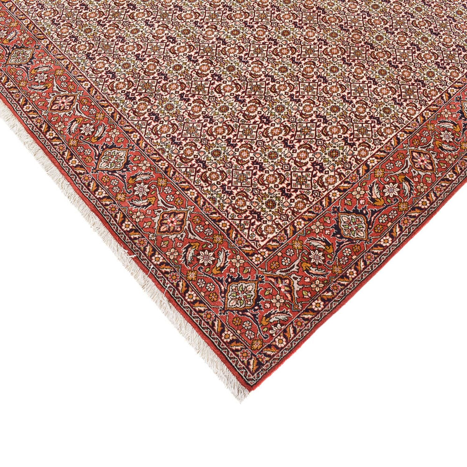 Tapis de couloir Tapis persan - Bidjar - 401 x 200 cm - rouille