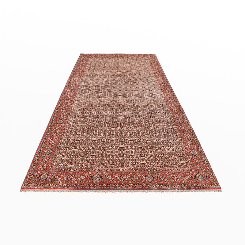 Tapis de couloir Tapis persan - Bidjar - 401 x 200 cm - rouille