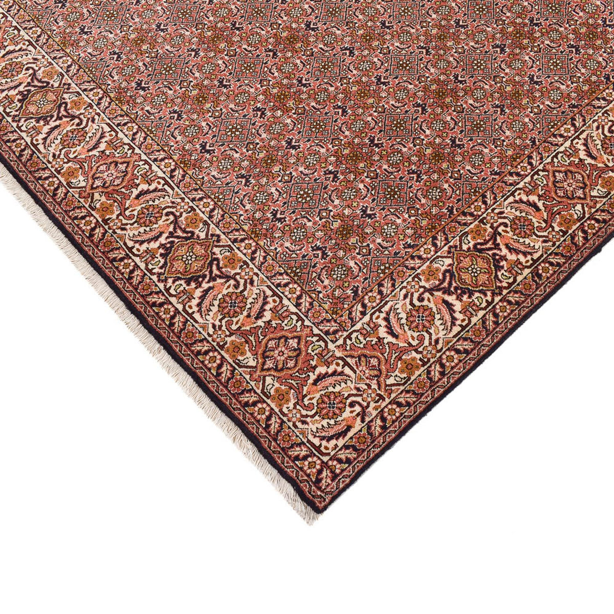 Tapis de couloir Tapis persan - Bidjar - 405 x 207 cm - rouille