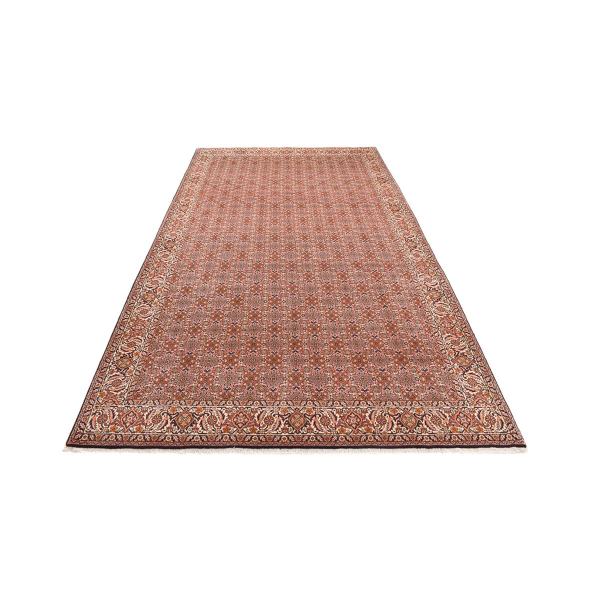 Tapis de couloir Tapis persan - Bidjar - 405 x 207 cm - rouille