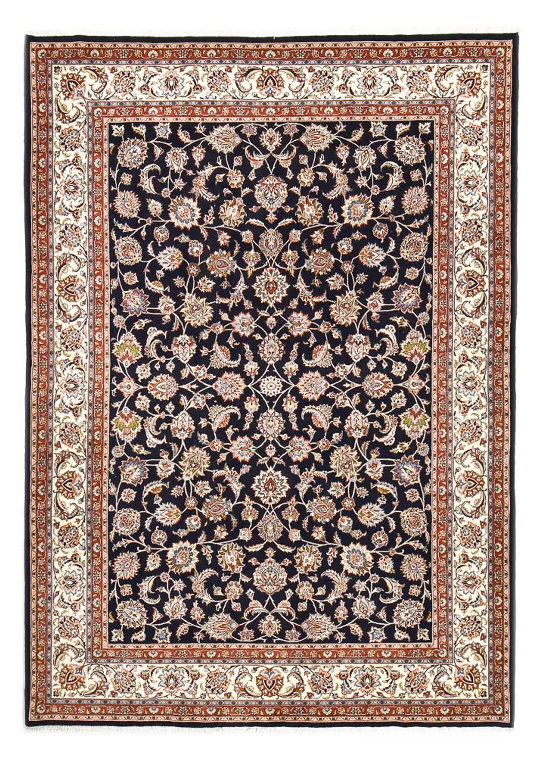 Tapis persan - Classique - Royal - 343 x 250 cm - bleu foncé