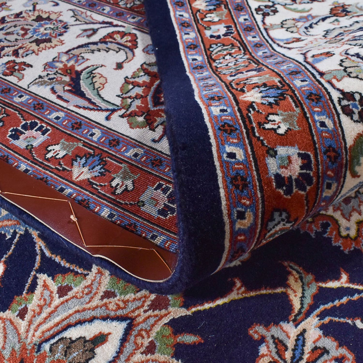 Tapis persan - Classique - Royal - 343 x 250 cm - bleu foncé