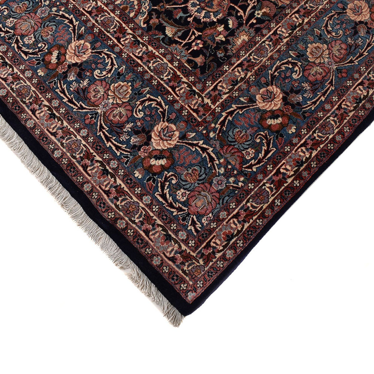 Tapis persan - Bidjar - 400 x 302 cm - bleu foncé