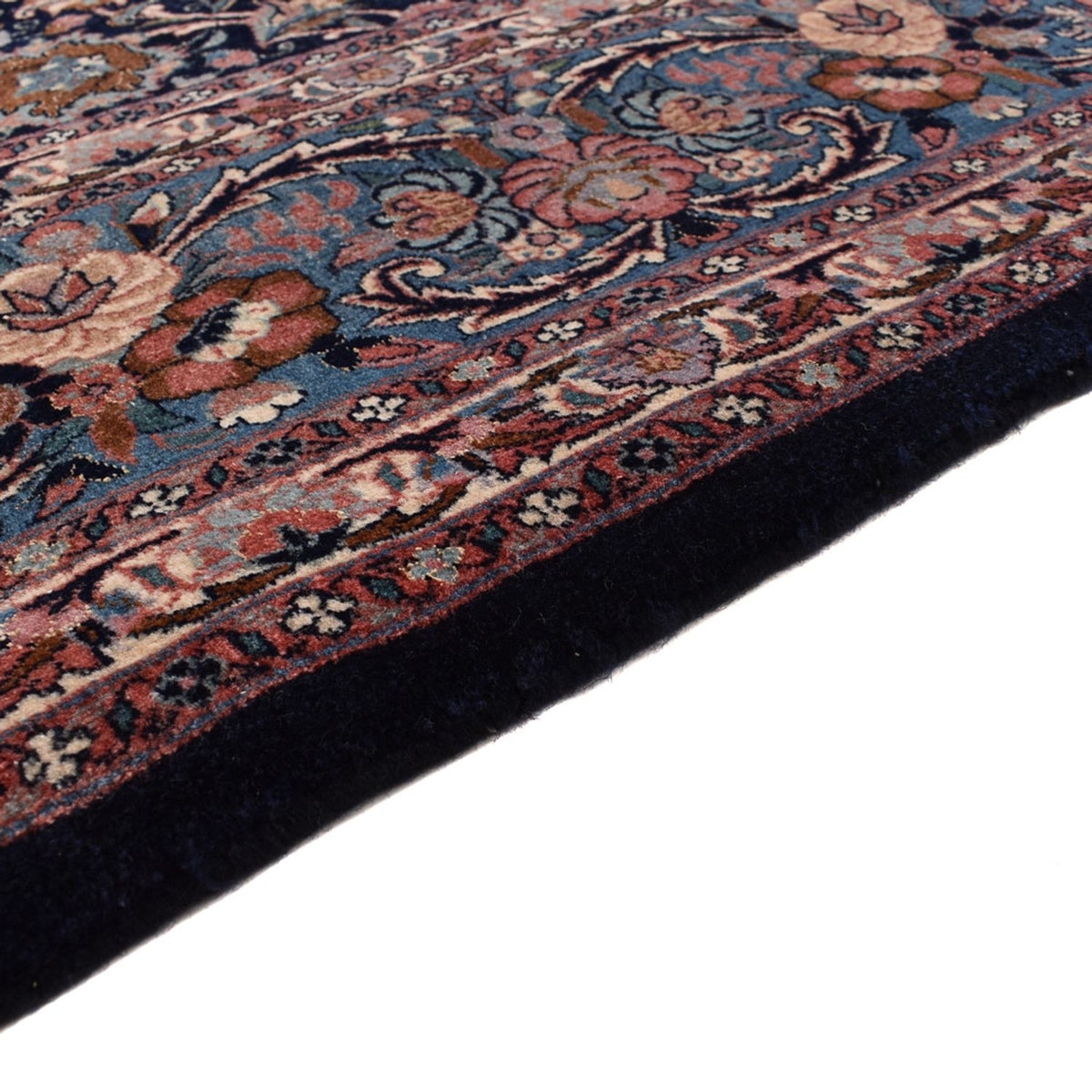 Tapis persan - Bidjar - 400 x 302 cm - bleu foncé
