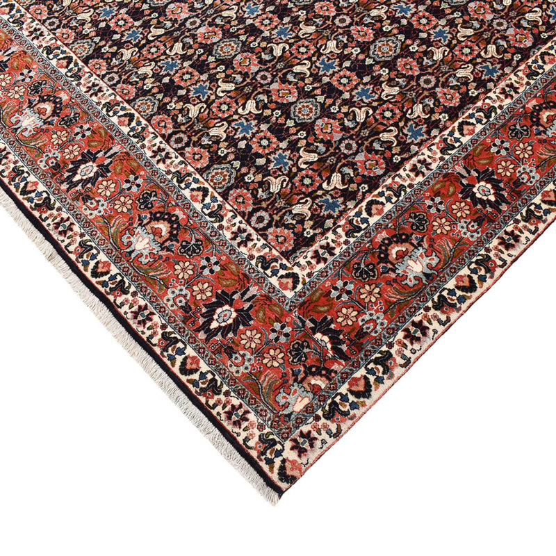 Tapis persan - Bidjar carré  - 254 x 243 cm - rouge foncé