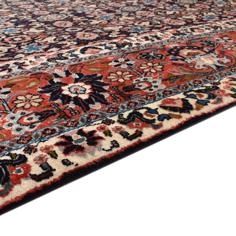 Tapis persan - Bidjar carré  - 254 x 243 cm - rouge foncé