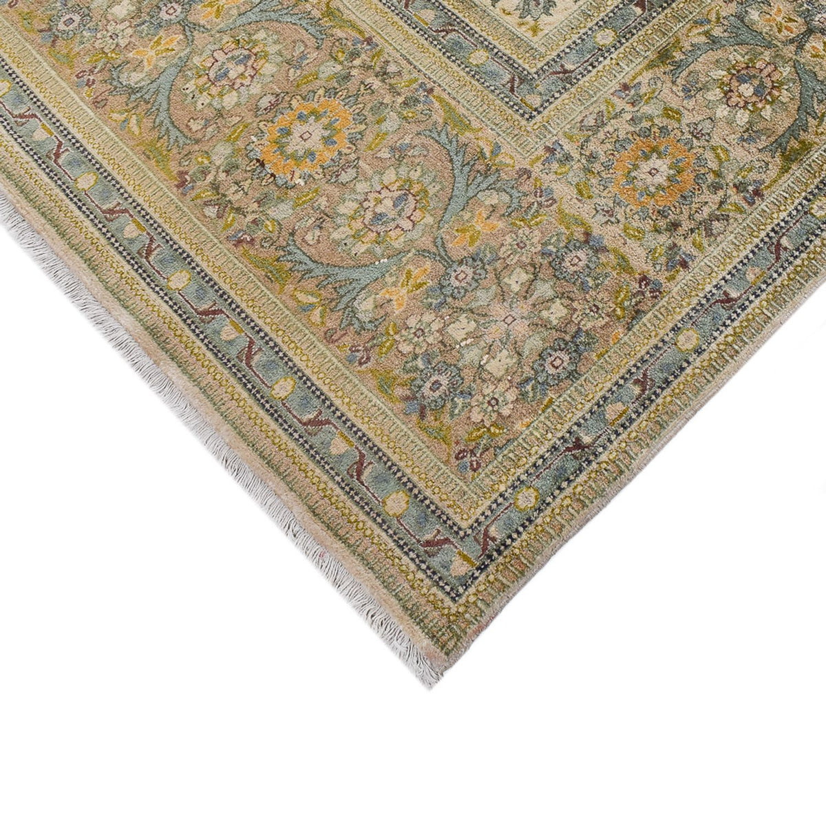 Tapis persan - Classique - 410 x 298 cm - vert olive