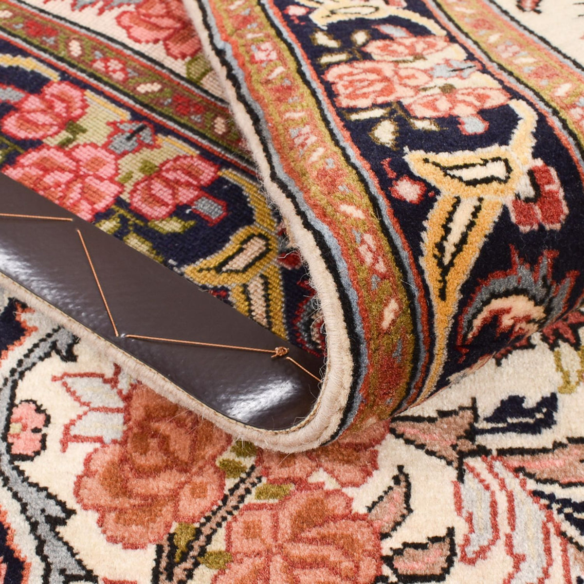 Tapis de couloir Tapis persan - Bidjar - 313 x 76 cm - beige