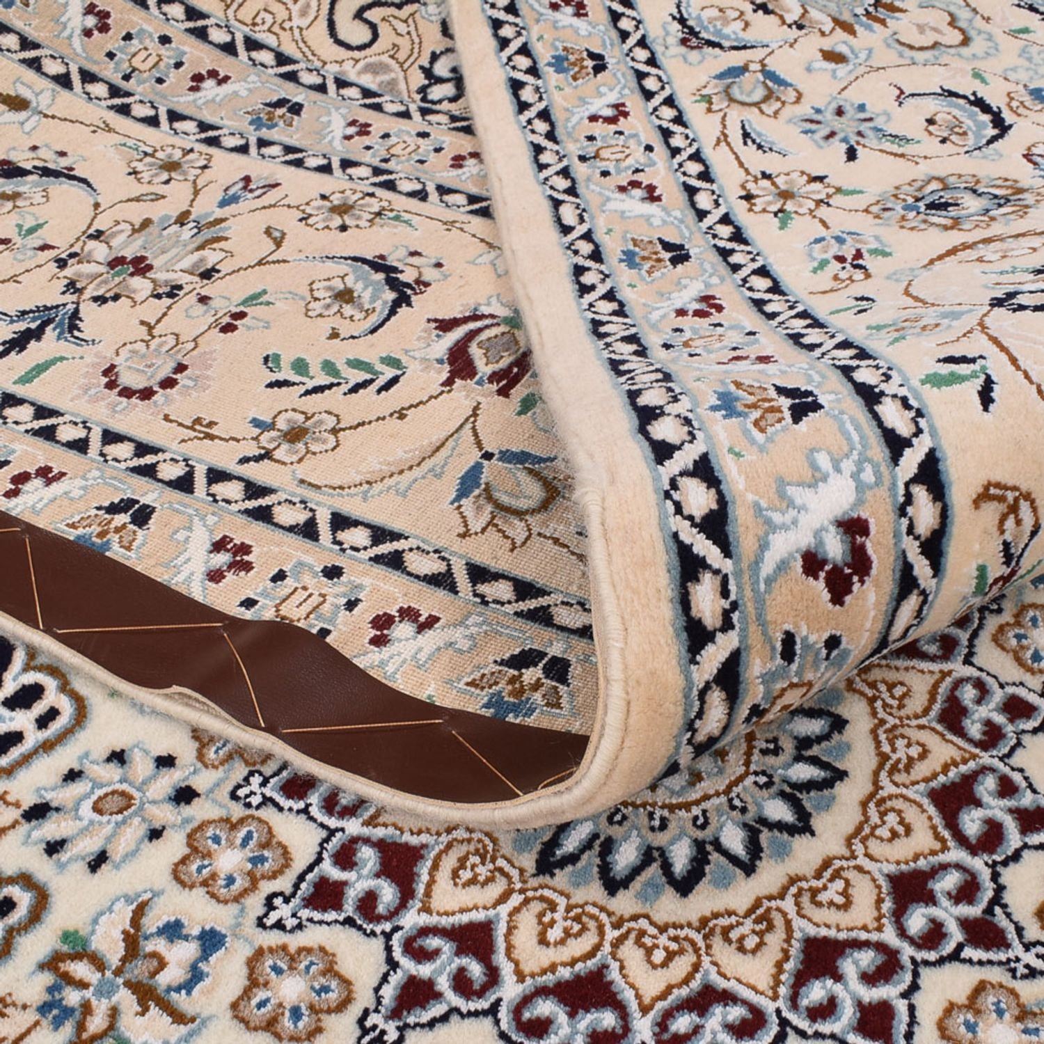 Tapis persan - Nain - Premium - 292 x 195 cm - crème