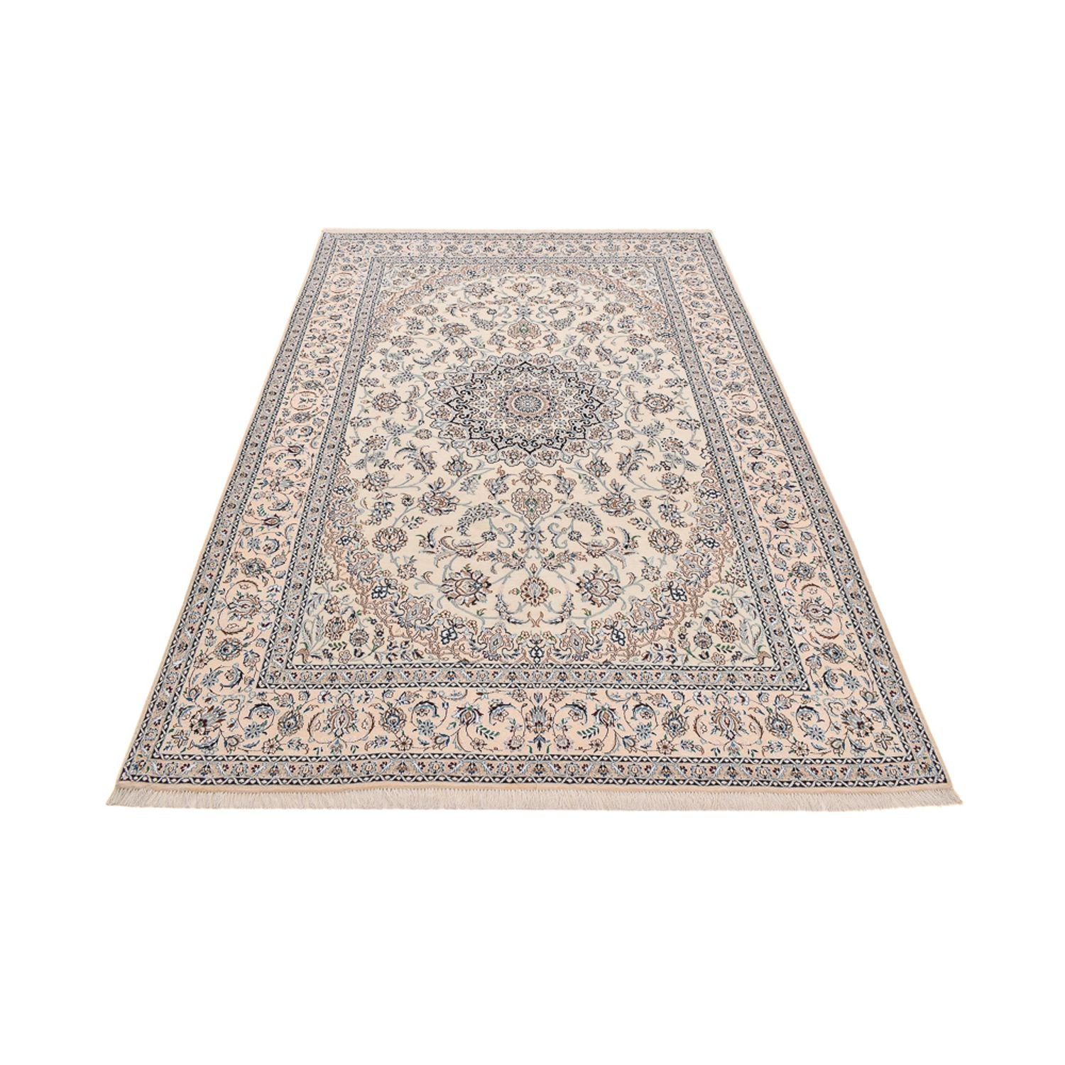 Tapis persan - Nain - Premium - 292 x 195 cm - crème