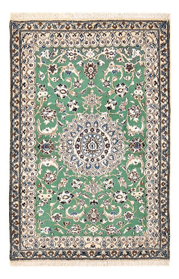 Tapis persan - Nain - Royal - 140 x 87 cm - vert