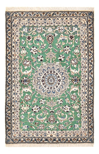 Tapis persan - Nain - Royal - 140 x 87 cm - vert
