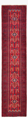 Tapis de couloir Tapis Belutsch - 416 x 100 cm - rouge
