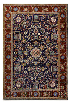 Tapis persan - Nomadic - 298 x 205 cm - rouge vin