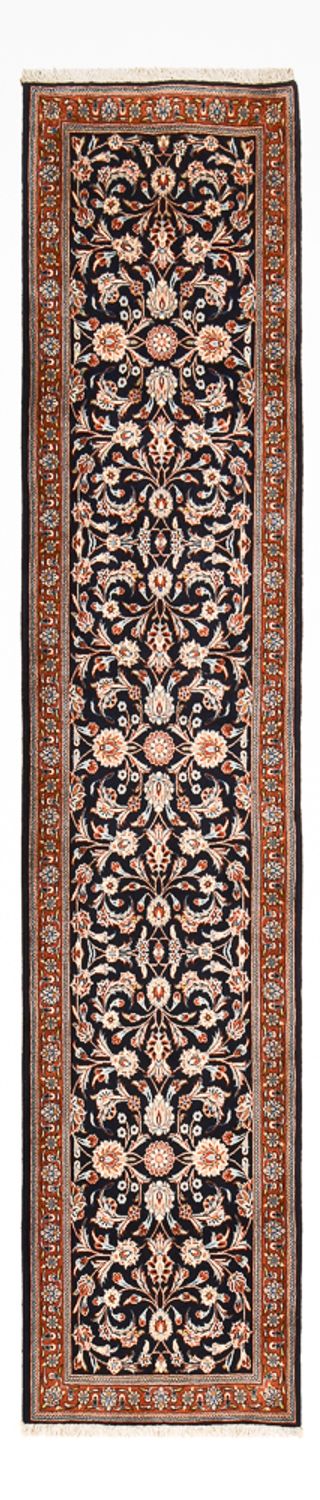 Tapis de couloir Tapis persan - Classique - 333 x 74 cm - bleu foncé