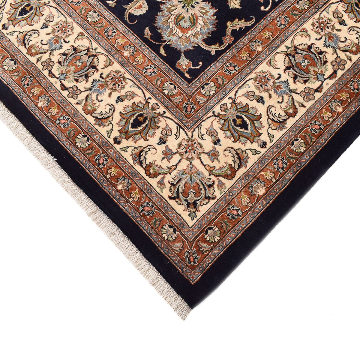 Tapis persan - Classique - 296 x 252 cm - bleu foncé