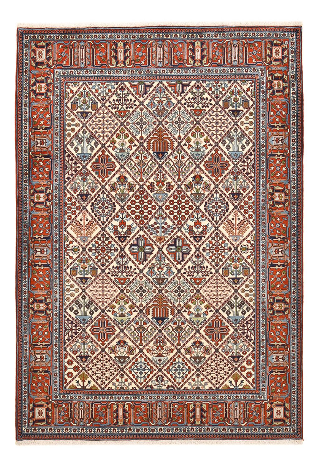 Tapis persan - Nomadic - 245 x 170 cm - rouille