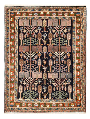 Tapis persan - Classique - 233 x 178 cm - bleu foncé