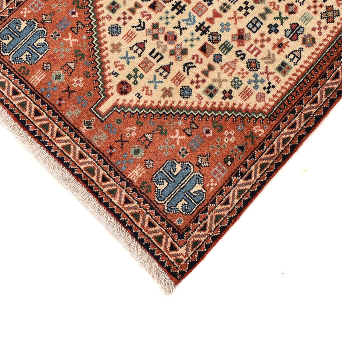 Tapis de couloir Tapis persan - Nomadic - 292 x 66 cm - beige