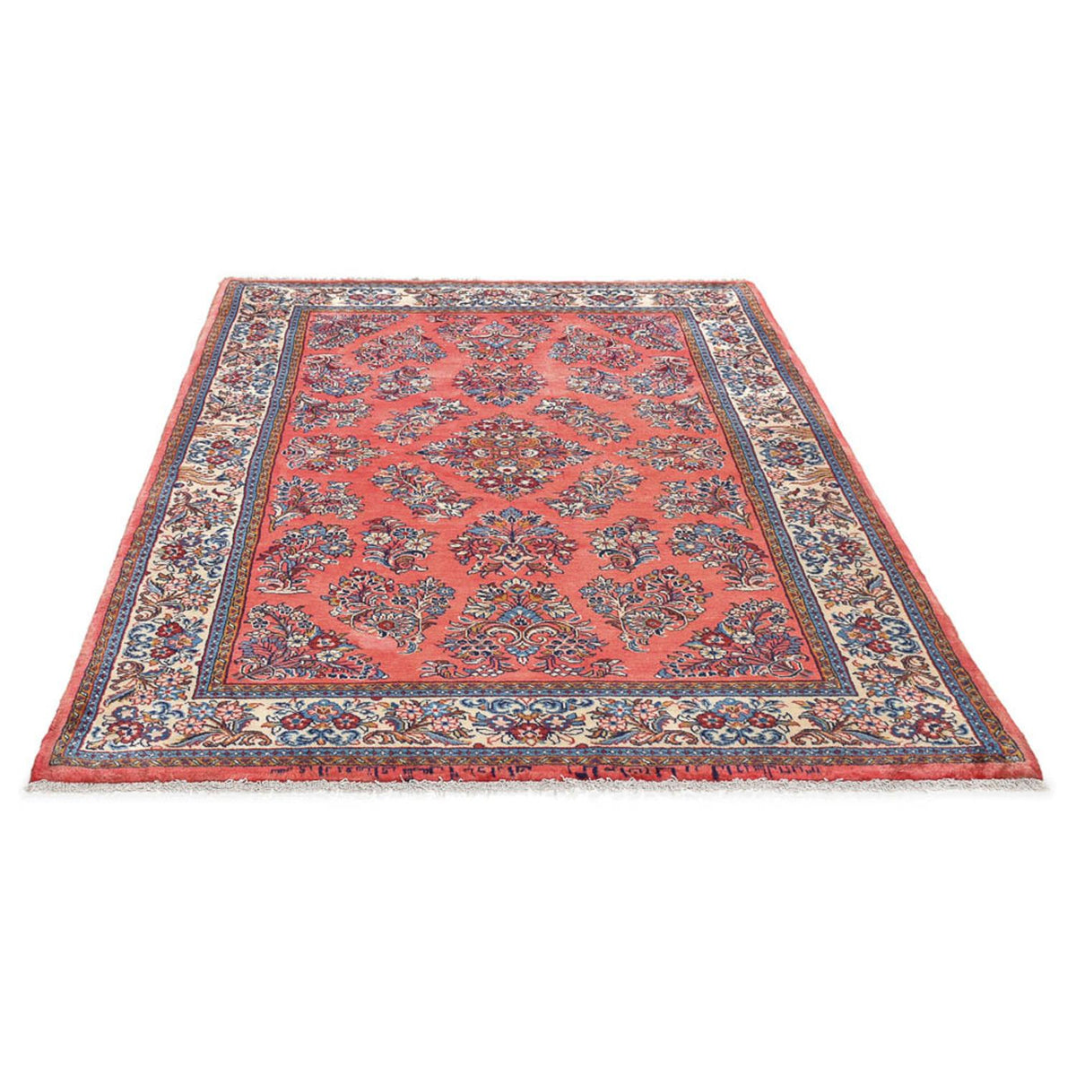 Tapis persan - Classique - 200 x 126 cm - rouge