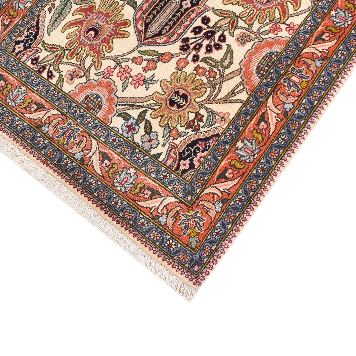 Tapis de couloir Tapis persan - Bidjar - 300 x 87 cm - beige