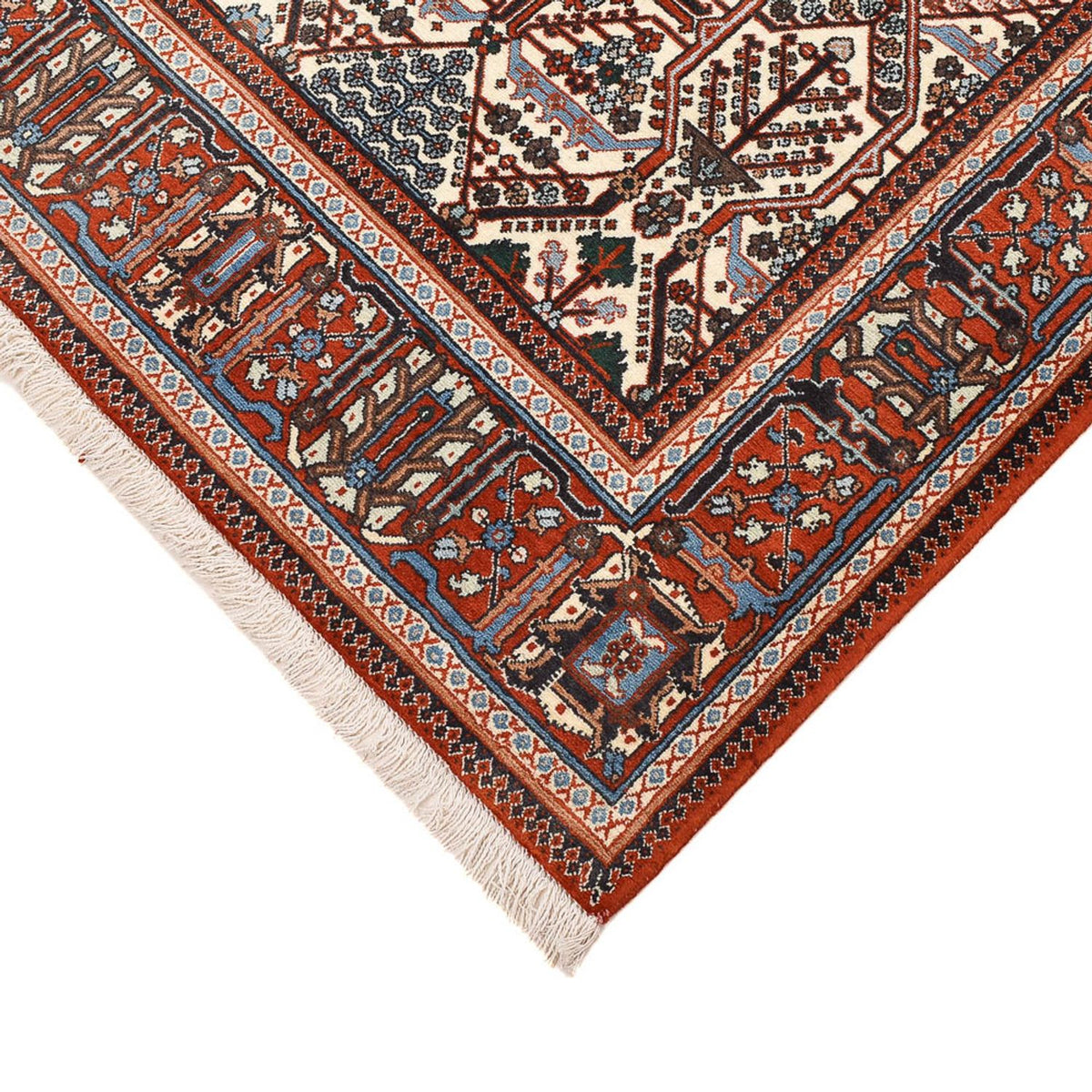 Tapis persan - Nomadic - 240 x 165 cm - crème